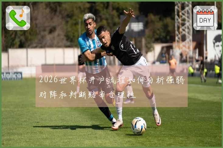 2026世界杯开户流程如何分析强弱对阵和判断赔率合理性